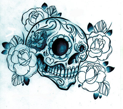 Tattoos Girls Tumblr on Skull Tattoo