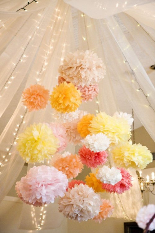 wedding paper flower decorations