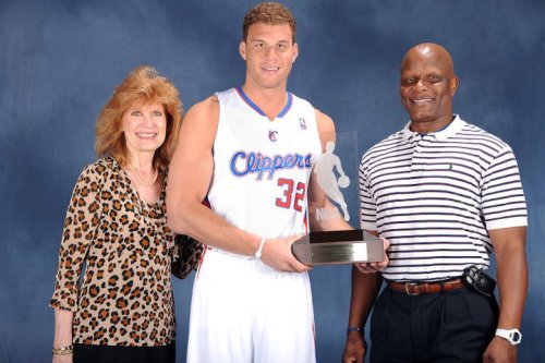 blake griffin and parents. Blake and his parents :)