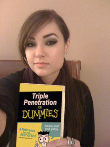 Sasha Grey - triple penetration for dummies