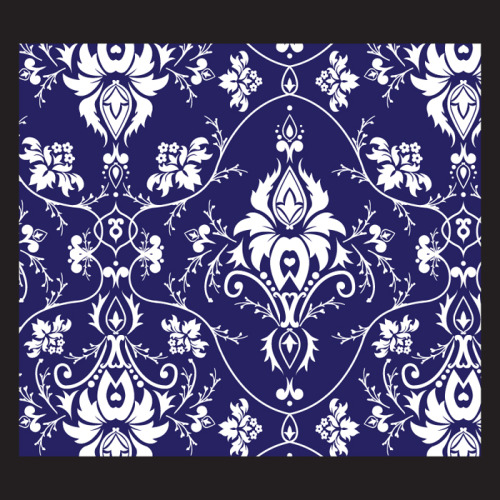Damask pattern I drew for a wedding invitation project I 8217m working on