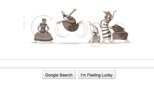 google doodle martha graham. google celebrates Martha