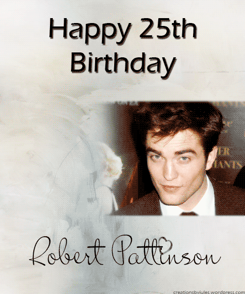 Happy Birthday Rob - hope you have a fantastic day.  You deserve it. <3333