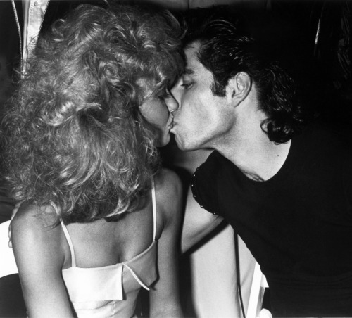 
I got John Travolta to kiss Olivia Newton John at the Grease party back in 1978. Much better then having them just mug for my camera. Travolta lived in my building, but I never saw him. 
