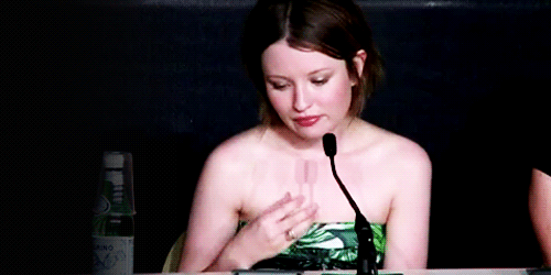 Emily Jane Browning She's intelligent articulate and very serene