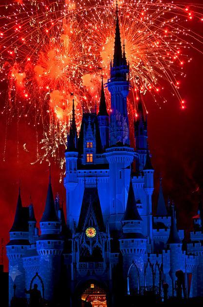 walt disney world castle fireworks. Walt Disney World - Fireworks