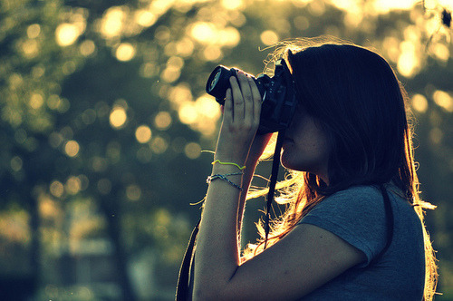 photography camera girl. photography camera girl