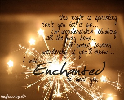 taylor swift song quotes. taylor swift. enchanted.