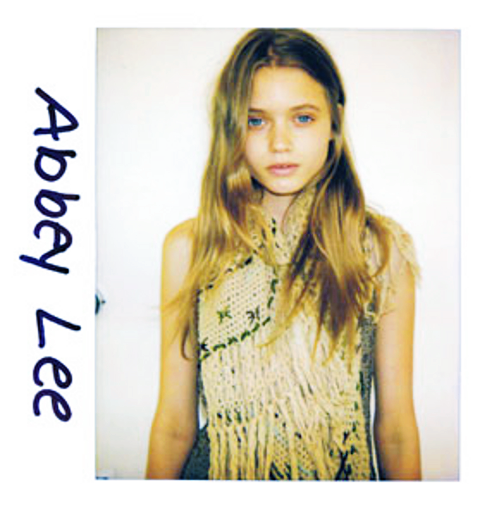 Abbey Lee - WWD Polaroid
