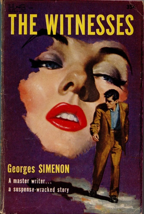 Hillman 100 1957 The Witnesses by Georges Simenon