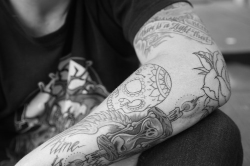 Tags guy man arm tattoo boy tattoos arm tattoo skull tattoo candy skull 