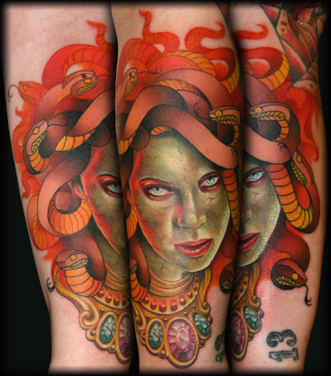 tattoome Medusa tattoo by Jeff Ensminger