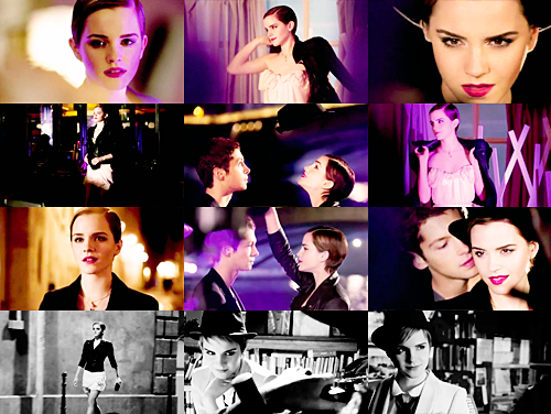 Emma Watson: Behind the scenes of Tresor Midnight Rose, the new
fragrance by Lancome.
[x]