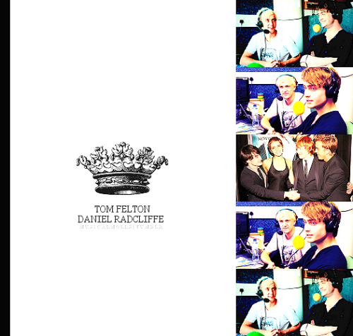 tom felton and daniel radcliffe friends. Daniel Radcliffe + Tom