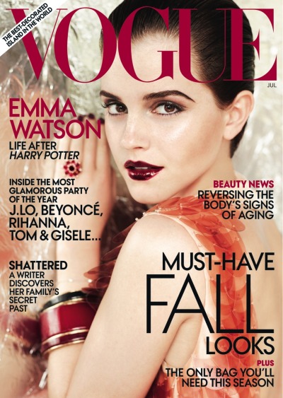 Emma Watson Vogue Cover. Emma Watson On The Cover Of