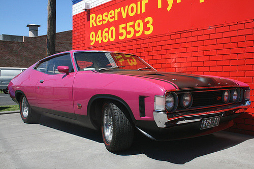 Start wearing pink Starring Ford XA Falcon GT Coupe by Dr Keats 