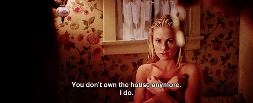 Eric owns Sookie's house.