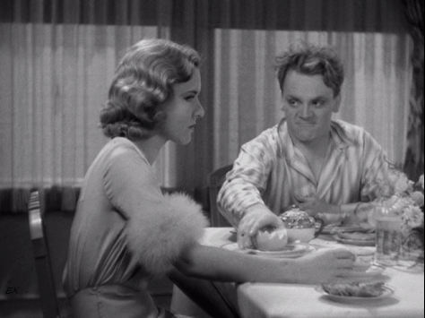the-asphalt-jungle:&amp;#10;&amp;#10;The Public Enemy (1931) Mae Clarke &amp;amp; James Cagney&amp;#10;Cagney gives facials…&amp;#10;