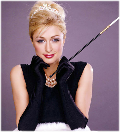 dreamgazing submitted Paris Hilton as Audrey Hepburn