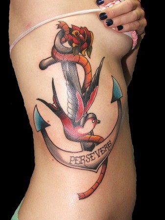 tattoos inked anchor tattoo