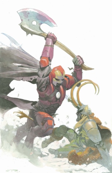 Medieval Iron Man Vs. Loki - by Esad Ribic
(Via: awyeahcomics)