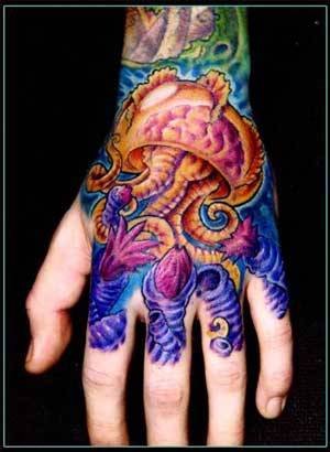Jellyfish tattoo oh god so pretty