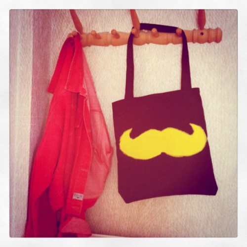 &#8216;la moustache jaune - bag&#8217; (Taken with instagram)