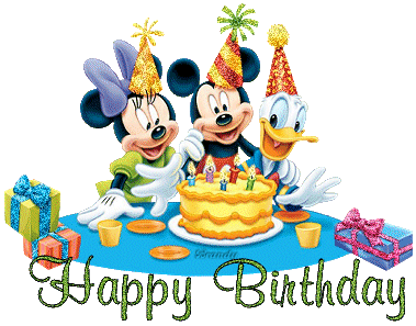  Birthday Cake on Disney   Birthday   Art   Birthday Card