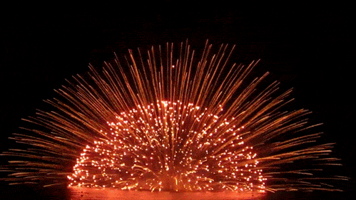beautiful fireworks GIF