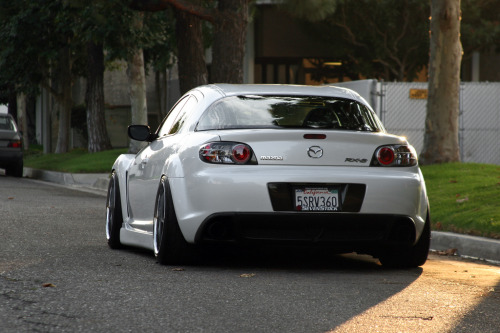 Posted at 449 PM 74 notes Permalink Tags mazda rx8 rx8 white slammed 