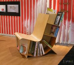 jonwithabullet: Bookseat by Fishbol Atelier The Bookseat, is a simple bookcase that playfully curves and becomes a seat. The creative design is a response to the advent of multifunctional spaces in today’s urban living. 