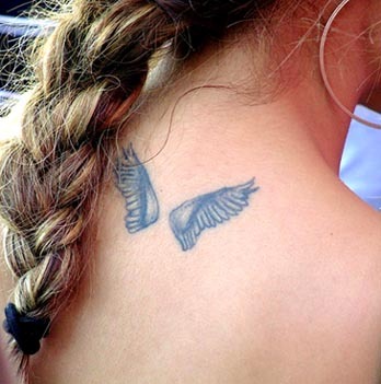 Angel Wing Tattoos For Girls