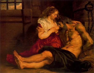 ” La lactancia tardía y su influencia en el comportamiento delictivo ” (El prisionaire mangez la poitrine) Rubens
