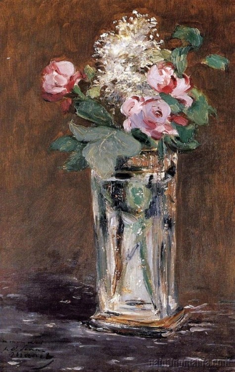 inspirational salsa: edouard manet-flowers in a crystal vase (c. 1882)