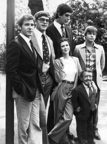 The cast of the original Star Wars trilogy