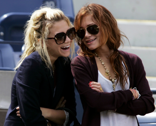 I honestly haven&#8217;t thought much of the Olsen twins since they were younger, but I kind of love this photo of them. :)