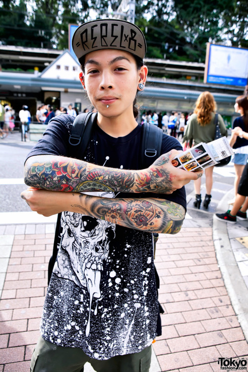 Japanese guy w/ tattoos