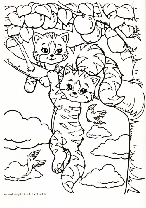 lisa frank Colouring Pages