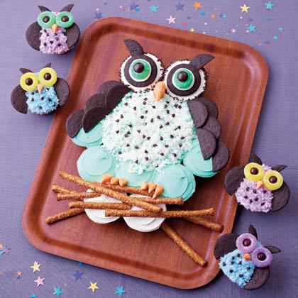  Birthday Cake on Food Night Owl Cupcake Cake Owls Cupcakes Owl Cake Cake Owls