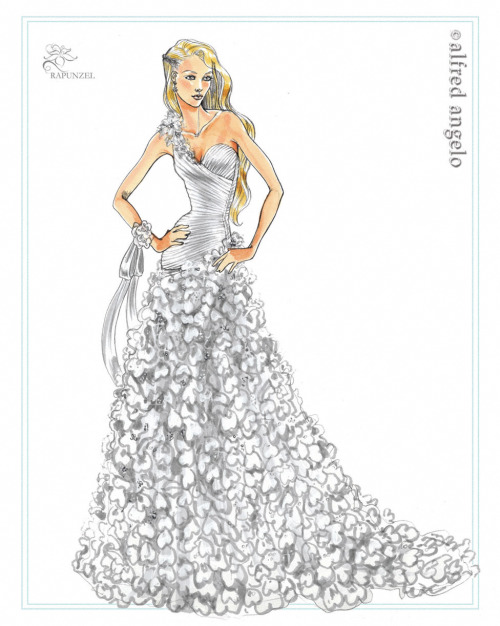 Disney Fairy Tale Weddings Collection by Alfred Angelo Rapunzel Tangled