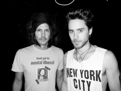 Johnny and Jared Leto at the Westway.