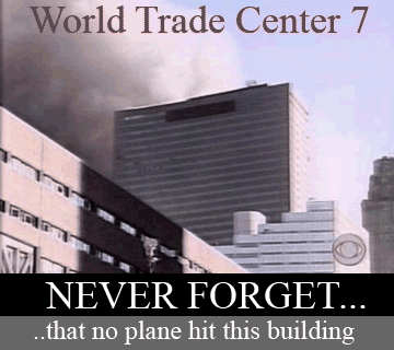 If you don&#8217;t know the story of  WTC7 you should research it. Most don&#8217;t want to believe it, so they don&#8217;t. Sad.

All that is necessary for the triumph of evil is that good men do nothing.