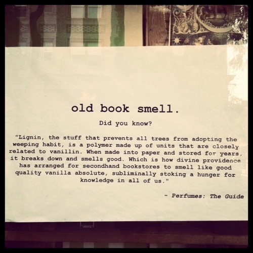 Why old books smell so good   (via)