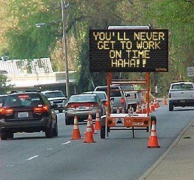 road work #funny #lol #signs #construction