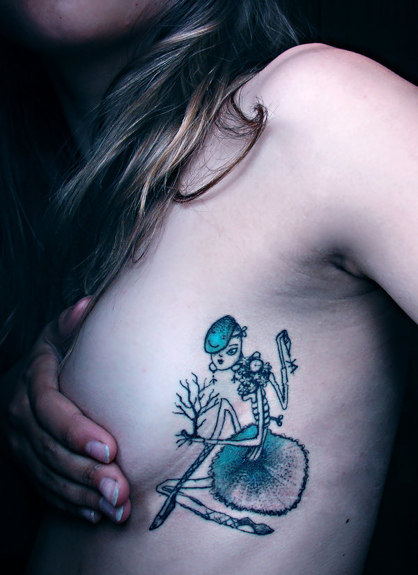 boob tattoo Tumblr