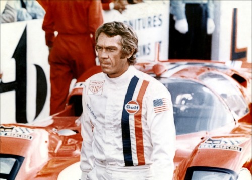 goodoldvalves: Steve McQueen, de Le Mans de 1971.  Golfo amor.
