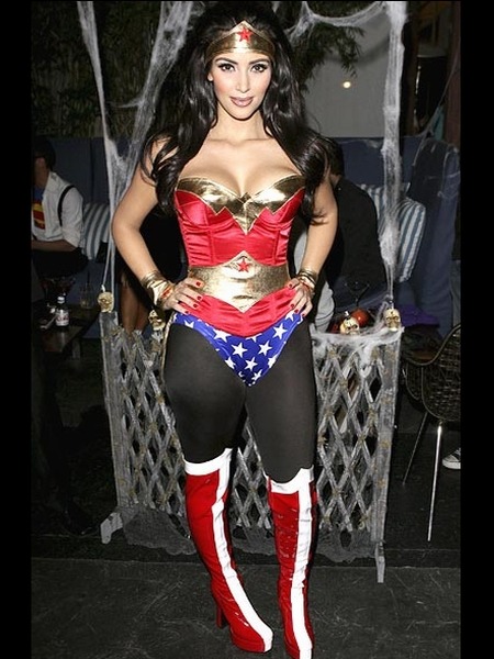 Kim Kardashian as super hero Wonder Woman&#8230;