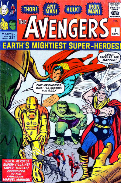 And there came a day&#8230;
Mashed covers:
Avengers #1
Superman&#8217;s Pal Jimmy Olsen #138
