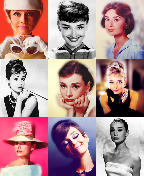 Favorite People Audrey Hepburn I believe in pink I believe that