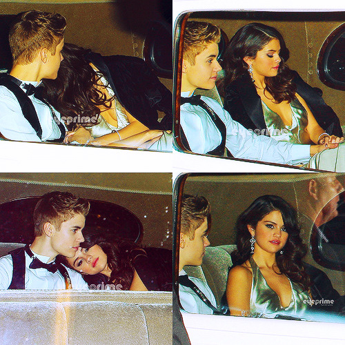 
Selena and Justin leaving the AMAs in L.A, Nov 20
